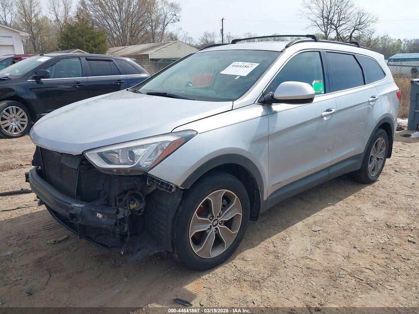 2014 Hyundai Santa fe VIN KM8SM4HF7EU039323 IAAI salvage auction — FRONT END, Salvage Title, sold $800 on 2026-08-26 (photo 2)