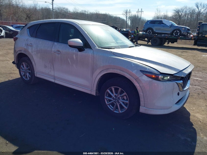 2025 Mazda Cx-5 VIN JM3KFBCL9S0552437 IAAI salvage auction — EXTERIOR BURN, Salvage (New Jersey), sold $9,900 on 2026-07-09 (photo 1)