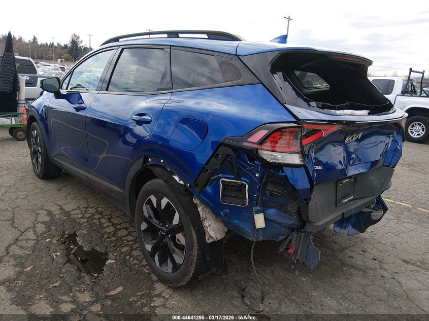 2023 Kia Sportage VIN 5XYK6CAF8PG014793 IAAI salvage auction — REAR END, Salvage Title, sold $5,600 on 2026-07-19 (photo 3)