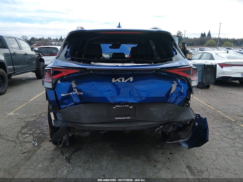 2023 Kia Sportage VIN 5XYK6CAF8PG014793 IAAI salvage auction — REAR END, Salvage Title, sold $5,600 on 2026-07-19 (photo 6)