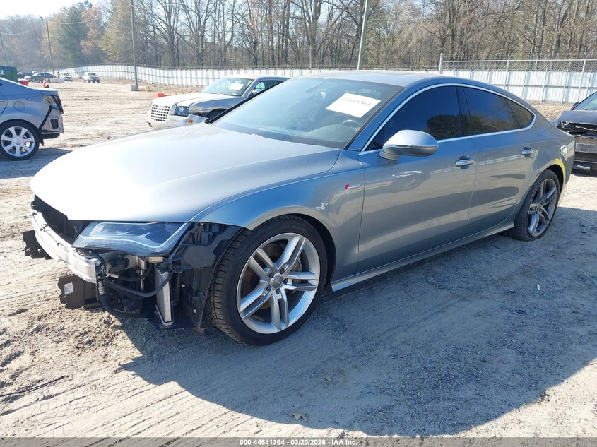 2013 Audi A7 VIN WAU2GAFC6DN112304 IAAI salvage auction — RIGHT FRONT, Salvage (Georgia), sold $2,200 on 2026-07-09 (photo 2)