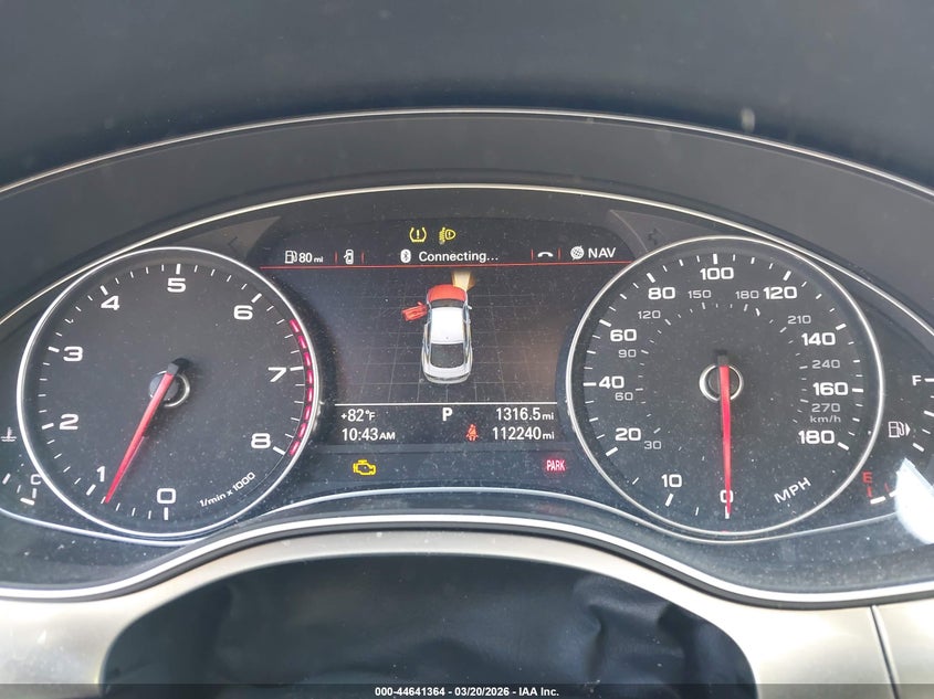 2013 Audi A7 VIN WAU2GAFC6DN112304 IAAI salvage auction — RIGHT FRONT, Salvage (Georgia), sold $2,200 on 2026-07-09 (photo 7)