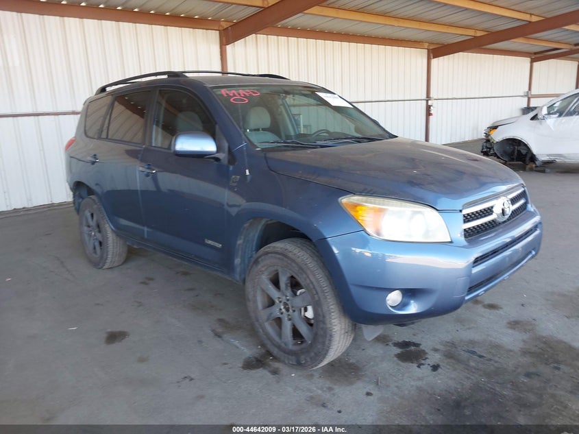 2007 Toyota Rav4 VIN JTMBD34V375055575 IAAI salvage auction — REAR END, Salvage (California), sold $2,350 on 2026-07-30 (photo 1)