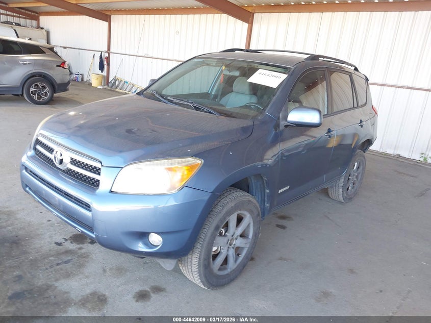 2007 Toyota Rav4 VIN JTMBD34V375055575 IAAI salvage auction — REAR END, Salvage (California), sold $2,350 on 2026-07-30 (photo 2)