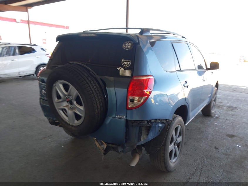 2007 Toyota Rav4 VIN JTMBD34V375055575 IAAI salvage auction — REAR END, Salvage (California), sold $2,350 on 2026-07-30 (photo 4)