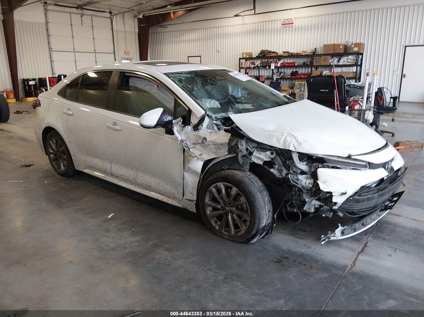 2023 Toyota Corolla VIN JTDBCMFEXPJ011750 IAAI salvage auction — FRONT END, Salvage Title, sold $6,300 on 2026-08-01 (photo 1)