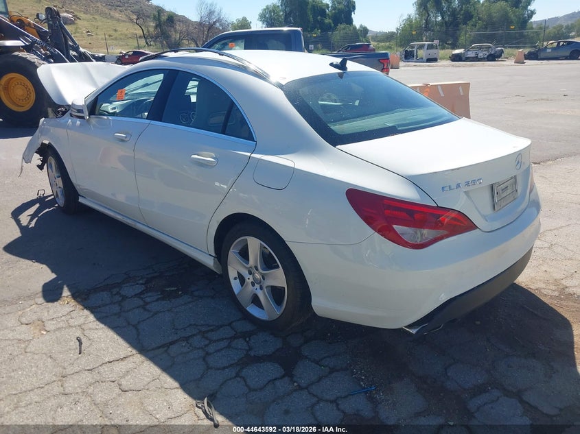 2016 Mercedes-benz Cla-klasse VIN WDDSJ4EB2GN337845 IAAI salvage auction — UNKNOWN, Salvage (California), sold $375 on 2026-07-21 (photo 3)
