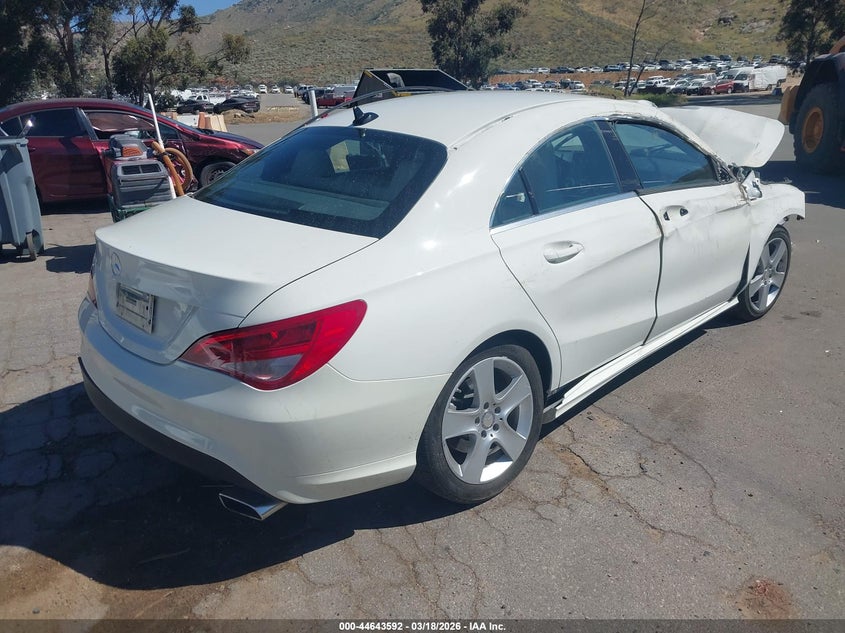 2016 Mercedes-benz Cla-klasse VIN WDDSJ4EB2GN337845 IAAI salvage auction — UNKNOWN, Salvage (California), sold $375 on 2026-07-21 (photo 4)