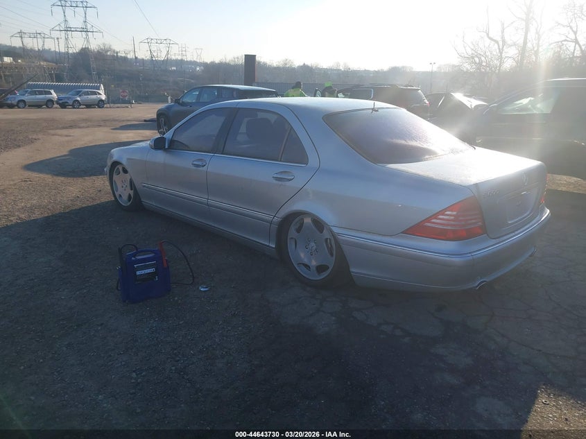 2005 Mercedes-benz S class VIN WDBNG76J75A432983 IAAI salvage auction — NORMAL WEAR, Clear (Pennsylvania), sold $725 on 2026-07-10 (photo 3)