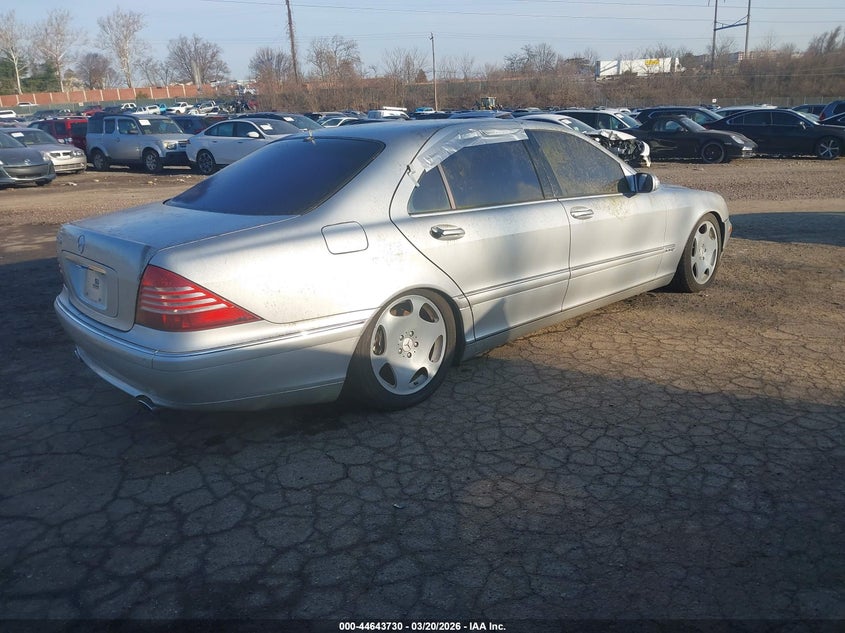 2005 Mercedes-benz S class VIN WDBNG76J75A432983 IAAI salvage auction — NORMAL WEAR, Clear (Pennsylvania), sold $725 on 2026-07-10 (photo 4)
