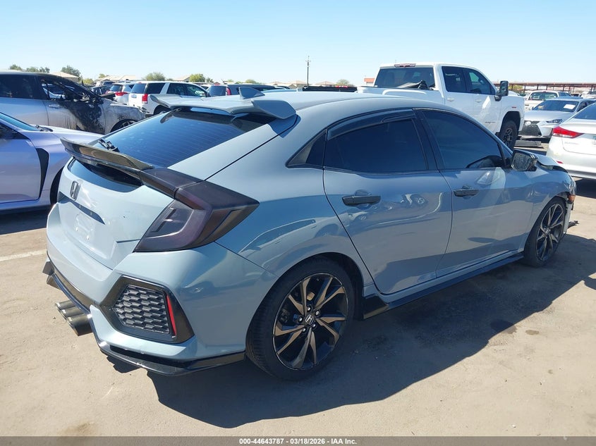 2017 Honda Civic VIN SHHFK7H97HU233109 IAAI salvage auction — FRONT END, Salvage Title, sold $3,150 on 2026-07-21 (photo 4)