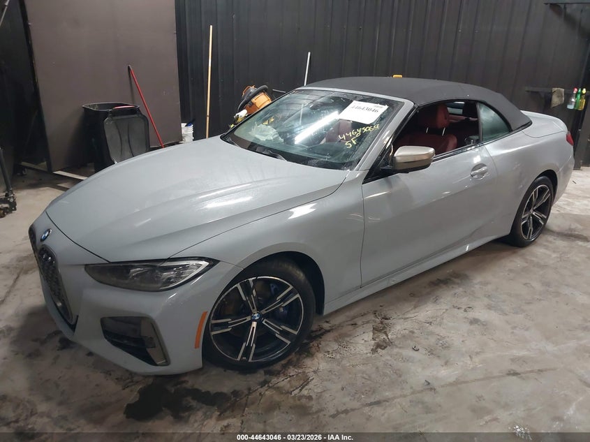 2023 BMW 4er VIN WBA63AT03PCL85014 IAAI salvage auction — FRONT END, Salvage Title, sold $17,500 on 2026-07-14 (photo 2)