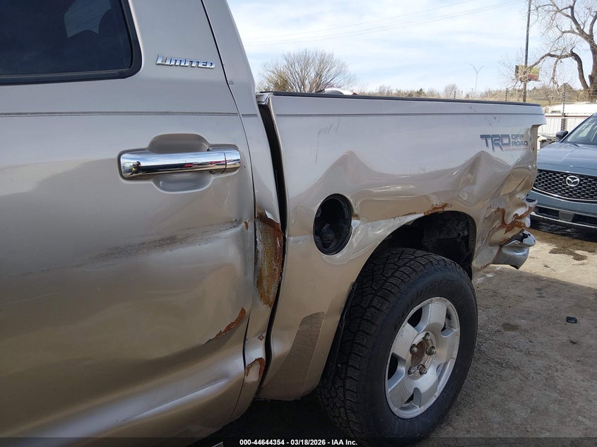 2008 Toyota Tundra VIN 5TFEV58178X049880 IAAI salvage auction — LEFT SIDE, Clear (Oklahoma), sold $6,300 on 2026-07-08 (photo 6)