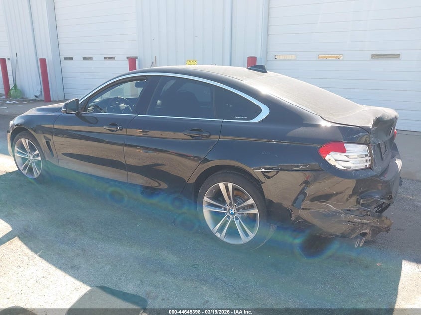 2017 BMW 4er VIN WBA4F9C50HG791822 IAAI salvage auction — LEFT REAR, Salvage (Illinois), sold $6,100 on 2026-07-14 (photo 3)
