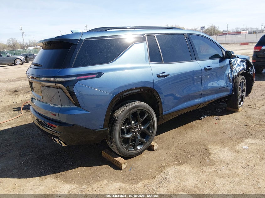 2025 Chevrolet Traverse VIN 1GNERLRS3SJ295231 IAAI salvage auction — RIGHT FRONT, Salvage Title, sold $15,900 on 2026-09-11 (photo 4)