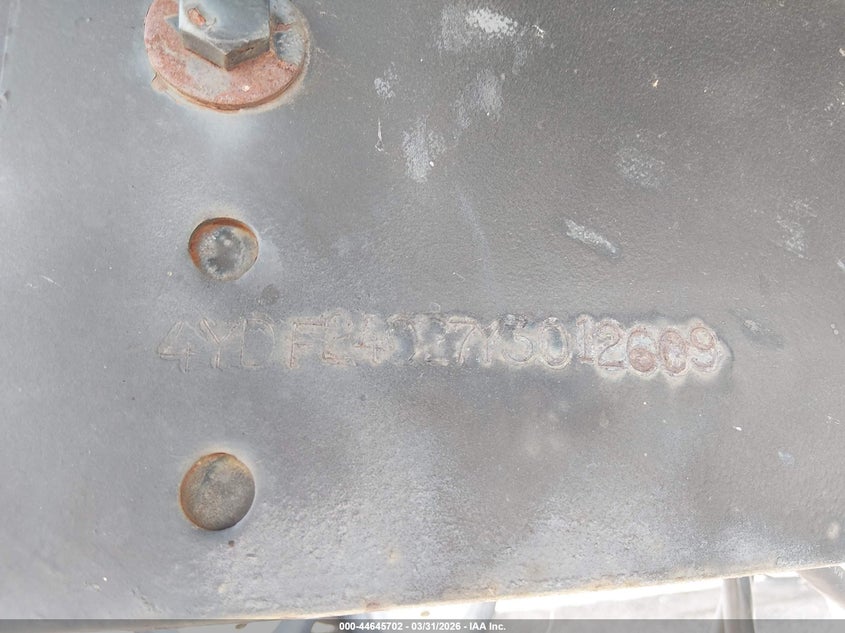 2000 Keystone Springdale VIN 4YDF24027Y3012609 IAAI salvage auction — HAIL, Salvage (Kansas), sold $675 on 2026-09-18 (photo 9)