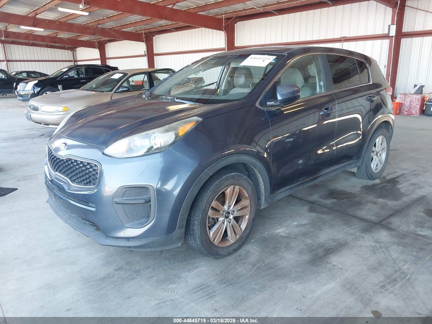 2017 Kia Sportage VIN KNDPM3AC6H7136245 IAAI salvage auction — RIGHT SIDE, Salvage (Texas), sold $1,700 on 2026-07-21 (photo 2)