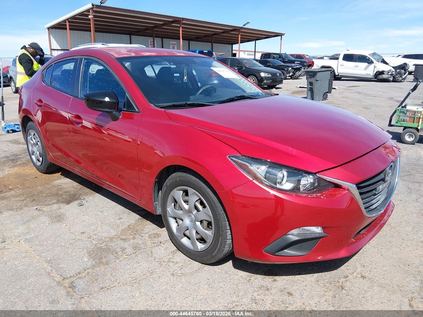 2015 Mazda 3 VIN JM1BM1T77F1231492 IAAI salvage auction — FRONT END, Salvage Title, sold $1,950 on 2026-08-24 (photo 1)