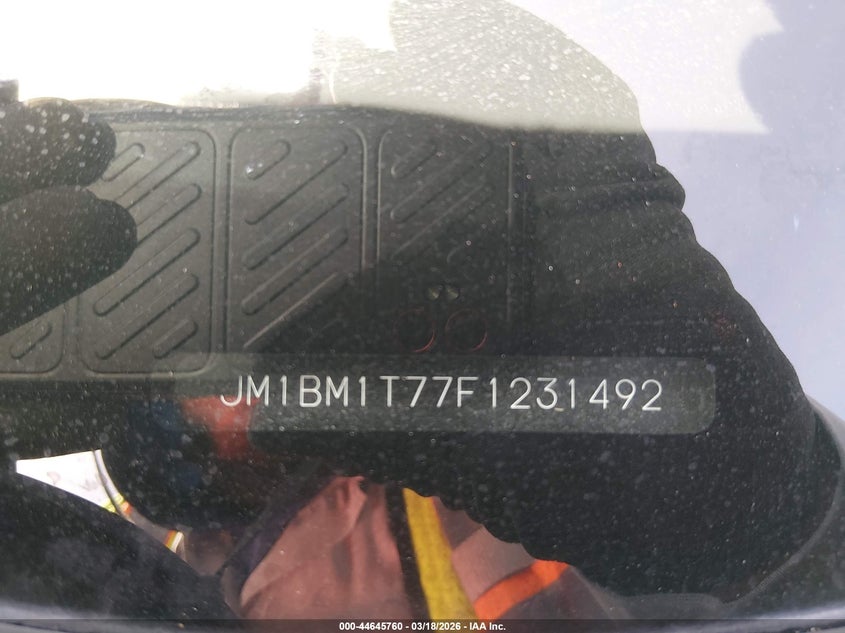 2015 Mazda 3 VIN JM1BM1T77F1231492 IAAI salvage auction — FRONT END, Salvage Title, sold $1,950 on 2026-08-24 (photo 9)