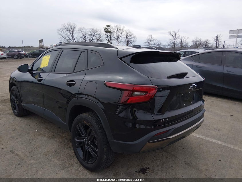2025 Chevrolet Trax VIN KL77LKEP3SC136242 IAAI salvage auction — FRONT END, Salvage (New Jersey), sold $6,900 on 2026-07-31 (photo 3)