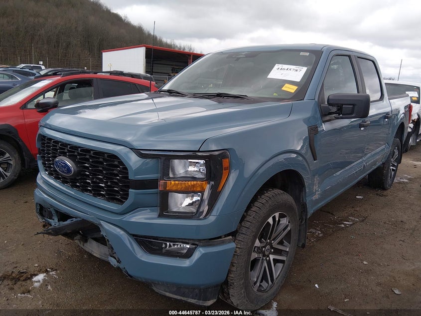 2023 Ford F-150 VIN 1FTFW1E58PKD15646 IAAI salvage auction — LEFT FRONT, Salvage (West Virginia), sold $10,500 on 2026-07-29 (photo 2)