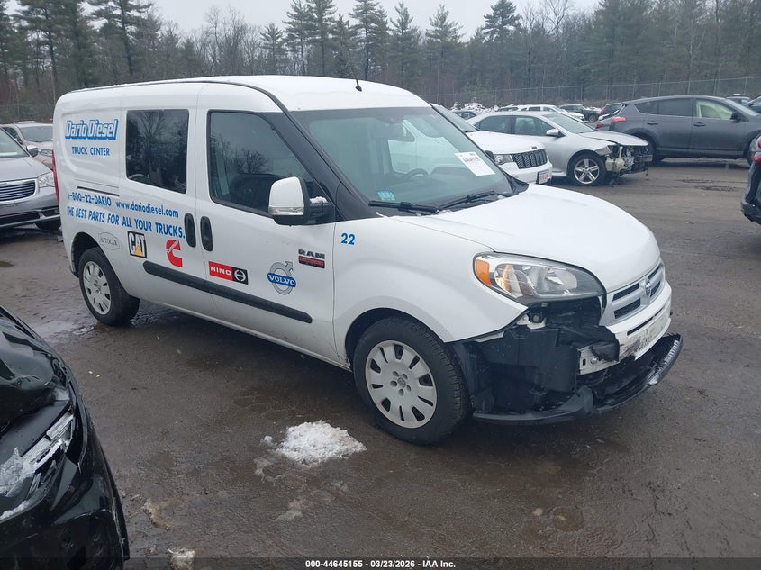 2018 Ram Promaster city VIN ZFBERFBB8J6J23575 IAAI salvage auction — FRONT END, Salvage Title, sold $475 on 2026-07-10 (photo 1)