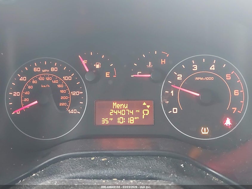 2018 Ram Promaster city VIN ZFBERFBB8J6J23575 IAAI salvage auction — FRONT END, Salvage Title, sold $475 on 2026-07-10 (photo 7)