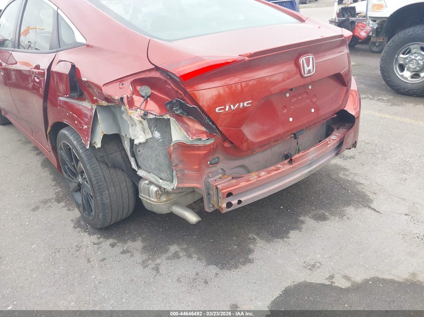 2019 Honda Civic VIN JHMFC1F31KX003894 IAAI salvage auction — REAR END, Salvage (Utah), sold $5,300 on 2026-07-16 (photo 6)