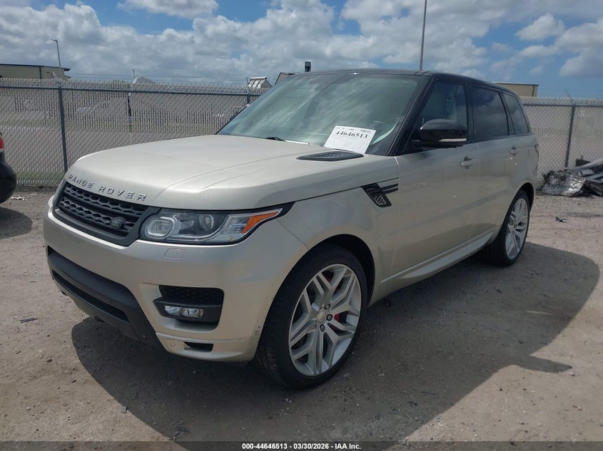 2014 Land rover Range rover sport VIN SALWV2TF0EA383293 IAAI salvage auction — RIGHT FRONT, Wait Title, sold $10,250 on 2026-09-22 (photo 2)