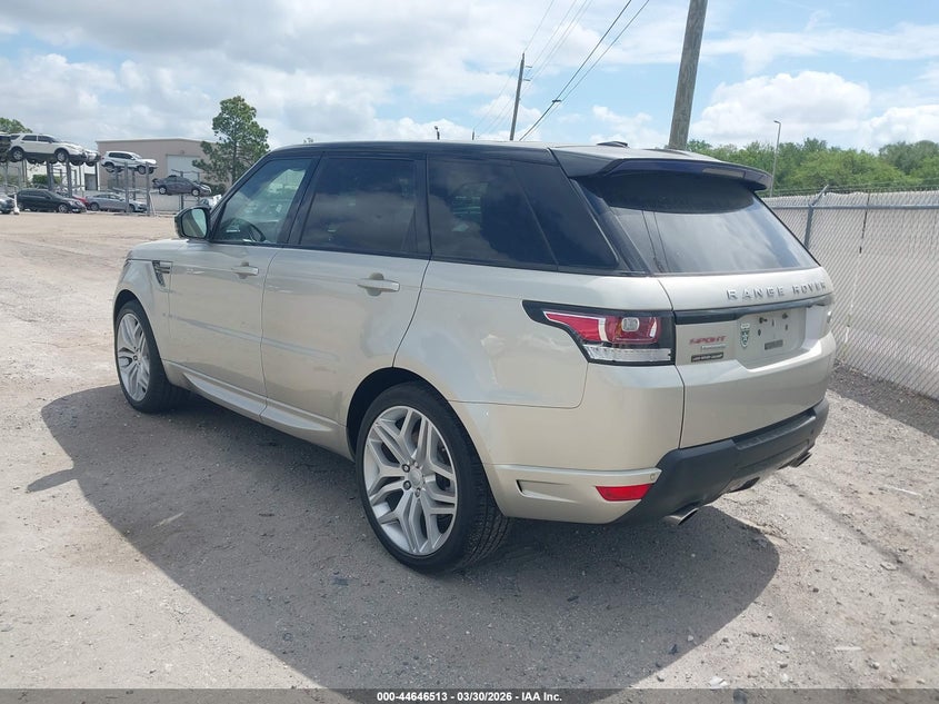 2014 Land rover Range rover sport VIN SALWV2TF0EA383293 IAAI salvage auction — RIGHT FRONT, Wait Title, sold $10,250 on 2026-09-22 (photo 3)