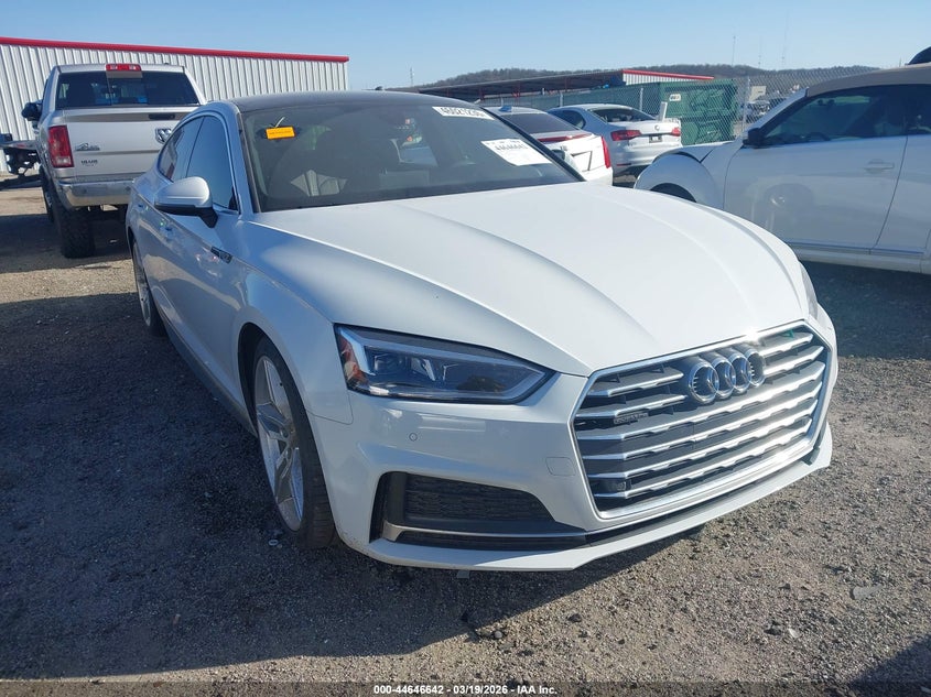 2018 Audi A5 VIN WAUENCF52JA054680 — IAAI salvage auction photo