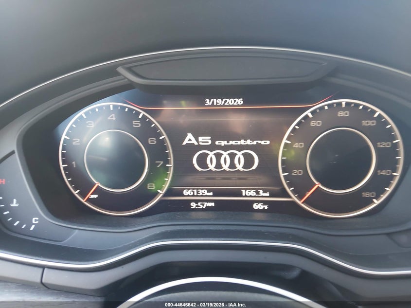 2018 Audi A5 VIN WAUENCF52JA054680 IAAI salvage auction — LEFT SIDE, Clear (Oklahoma), sold $7,300 on 2026-07-28 (photo 7)