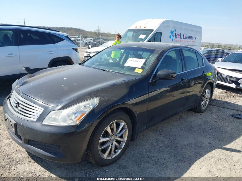 2009 Infiniti G VIN JNKCV61F69M353478 IAAI salvage auction — FRONT END, Clear (Oklahoma), sold $425 on 2026-07-07 (photo 2)