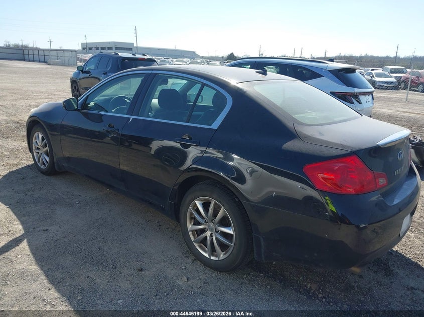 2009 Infiniti G VIN JNKCV61F69M353478 IAAI salvage auction — FRONT END, Clear (Oklahoma), sold $425 on 2026-07-07 (photo 3)