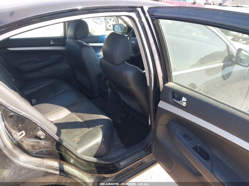 2009 Infiniti G VIN JNKCV61F69M353478 IAAI salvage auction — FRONT END, Clear (Oklahoma), sold $425 on 2026-07-07 (photo 8)