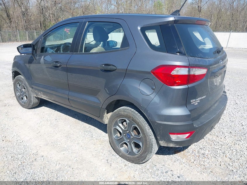 2022 Ford Ecosport VIN MAJ6S3FL8NC463328 IAAI salvage auction — FRONT END, Salvage (Kentucky), sold $1,400 on 2026-07-28 (photo 3)