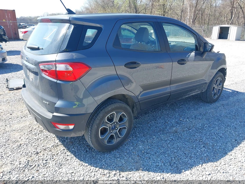 2022 Ford Ecosport VIN MAJ6S3FL8NC463328 IAAI salvage auction — FRONT END, Salvage (Kentucky), sold $1,400 on 2026-07-28 (photo 4)