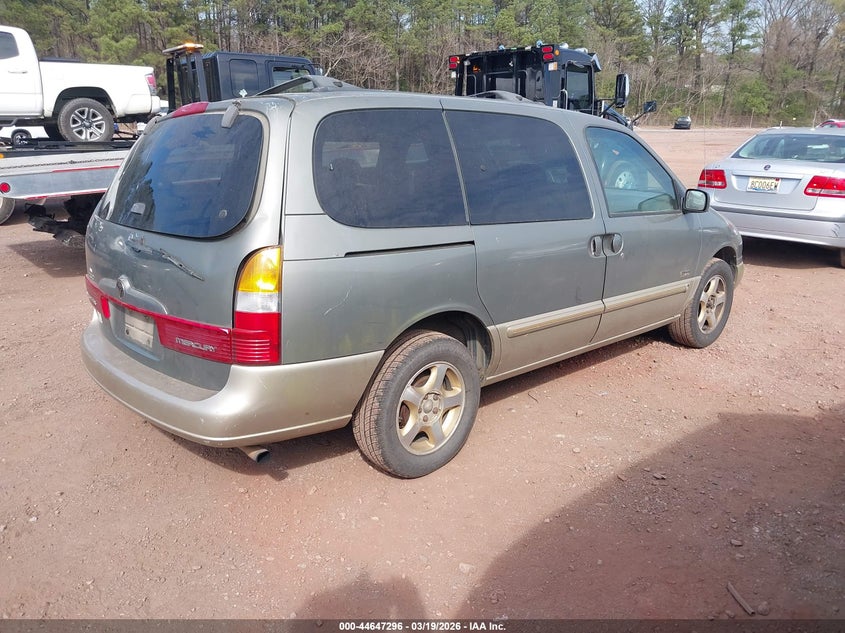 1999 Mercury Villager VIN 4M2XV11T8XDJ27851 IAAI salvage auction — ALL OVER, Salvage (Alabama), sold $25 on 2026-07-29 (photo 4)