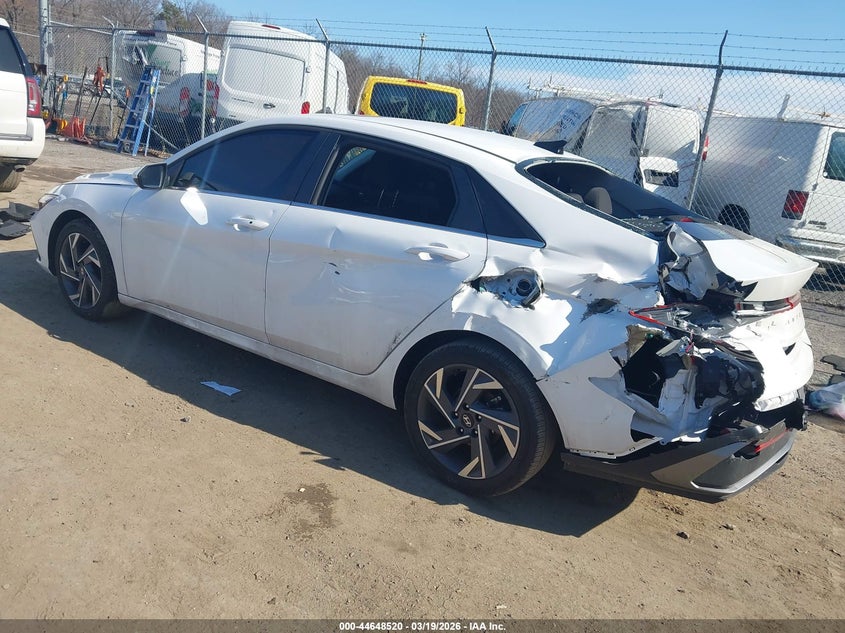 2025 Hyundai Elantra VIN KMHLS4DGXSU070490 IAAI salvage auction — REAR END, Salvage - Greater Than 75% (Maryland), sold $5,500 on 2026-08-01 (photo 3)