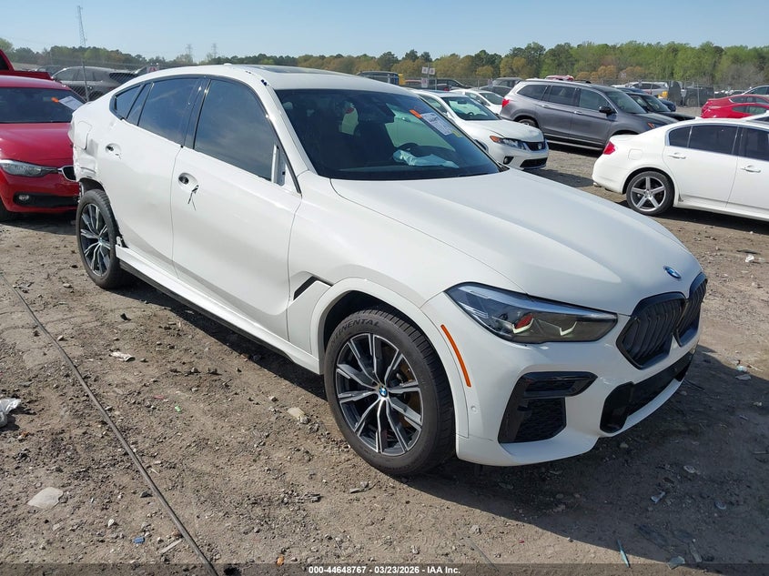 2022 BMW X6 VIN 5UXCY6C00N9J52432 — IAAI salvage auction photo