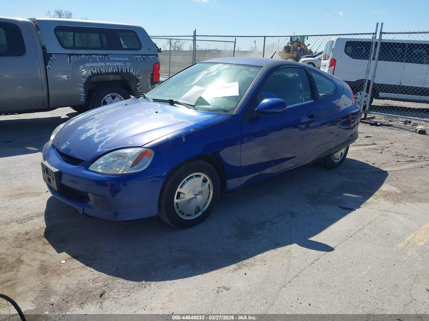 2001 Honda Insight VIN JHMZE14791T002270 IAAI salvage auction — FRONT END, Regular Certificate (Iowa), sold $775 on 2026-07-28 (photo 2)