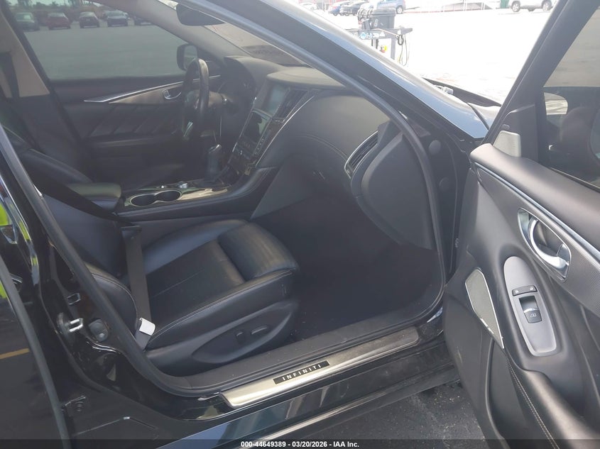2019 Infiniti Q50 VIN JN1EV7AR9KM594342 IAAI salvage auction — SIDE, Salvage Title, sold $2,300 on 2026-07-23 (photo 5)