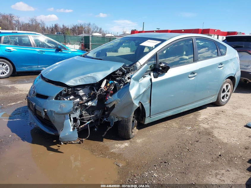 2013 Toyota Prius VIN JTDKN3DU5D1732844 IAAI salvage auction — FRONT END, Clear (Maryland), sold $925 on 2026-07-30 (photo 2)