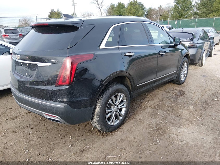 2020 Cadillac Xt5 VIN 1GYKNDRS3LZ228686 IAAI salvage auction — RIGHT FRONT, Salvage Title, sold $5,100 on 2026-07-31 (photo 4)