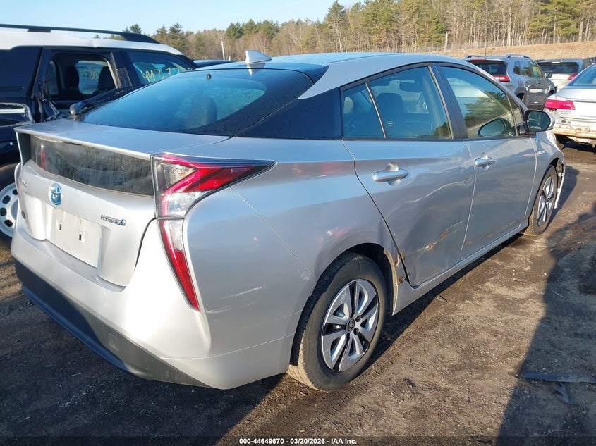 2016 Toyota Prius VIN JTDKARFU8G3016332 IAAI salvage auction — LEFT FRONT, Salvage Title, sold $2,750 on 2026-07-17 (photo 4)