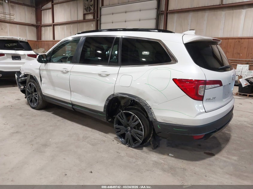 2022 Honda Pilot VIN 5FNYF6H27NB071327 IAAI salvage auction — LEFT SIDE, Salvage (Idaho), sold $8,000 on 2026-07-29 (photo 3)