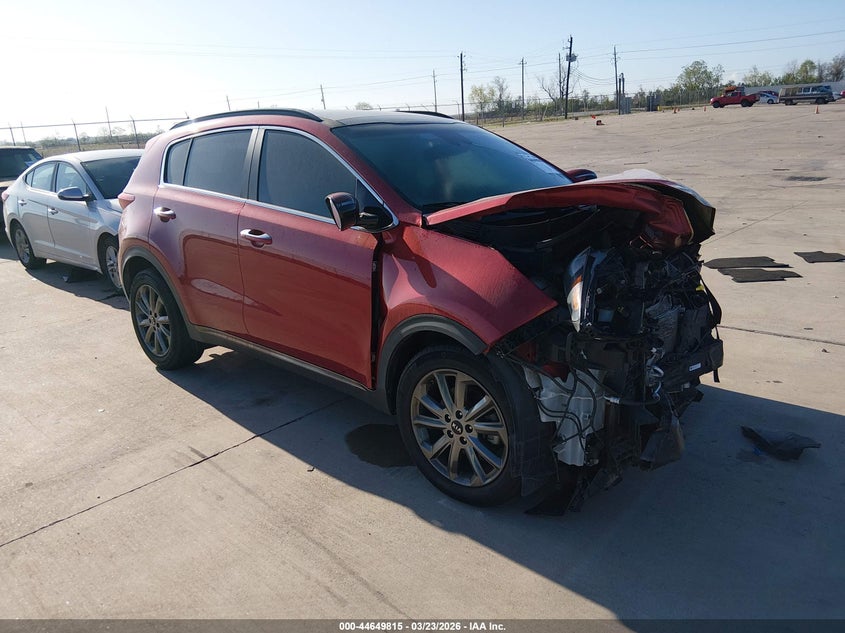 2020 Kia Sportage VIN KNDP63AC3L7802691 IAAI salvage auction — FRONT END, Salvage Title, sold $1,300 on 2026-07-17 (photo 1)