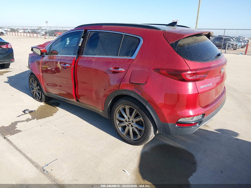 2020 Kia Sportage VIN KNDP63AC3L7802691 IAAI salvage auction — FRONT END, Salvage Title, sold $1,300 on 2026-07-17 (photo 3)