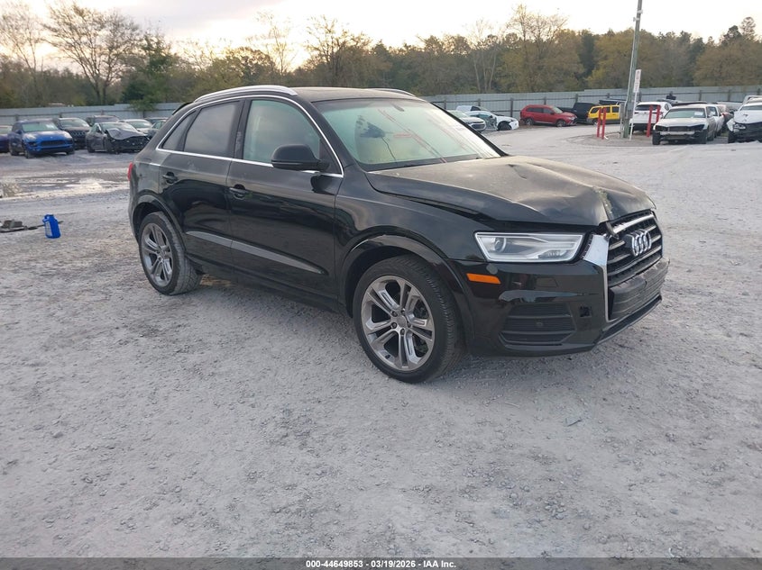 2016 Audi Q3 VIN WA1BFCFS5GR014784 IAAI salvage auction — FRONT END, Salvage Title, sold $2,950 on 2026-07-23 (photo 1)