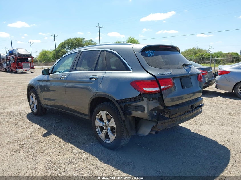 2017 Mercedes-benz Glc VIN WDC0G4JB5HF249464 IAAI salvage auction — REAR END, Salvage Title, sold $6,225 on 2026-07-28 (photo 3)